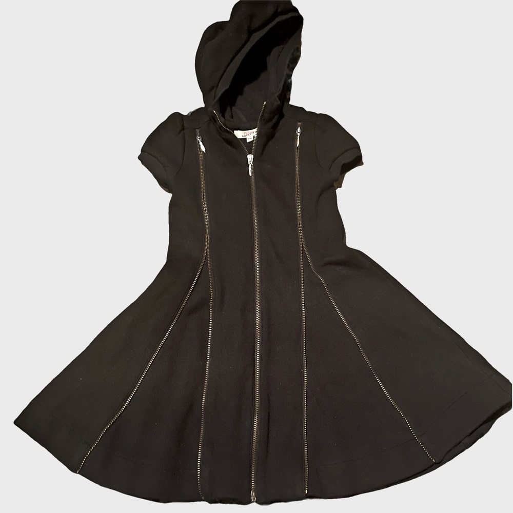 Junior Gaultier Vintage Girl’s Black Zipper Detailed Dress